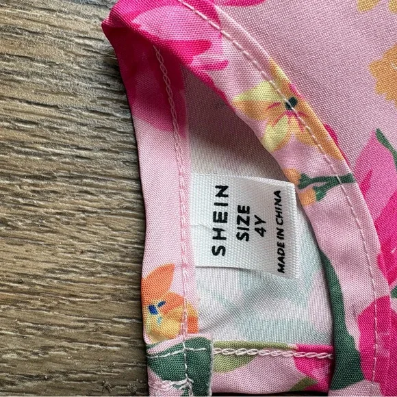 Spring Pink Floral Dress - Picture 4 of 4